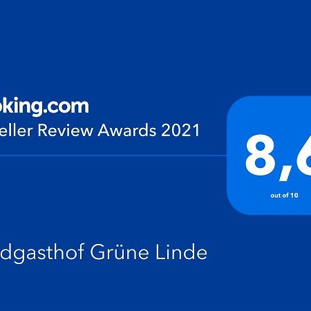 Landgasthof Gruene Linde Экстерьер фото